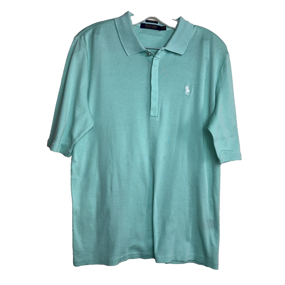 Polo Golf Ralph Lauren Mint Green Polo Shirt XL‎ Tailored Fit Old Money Preppy